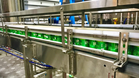 Check out Columbus Brewing's new canning line in action