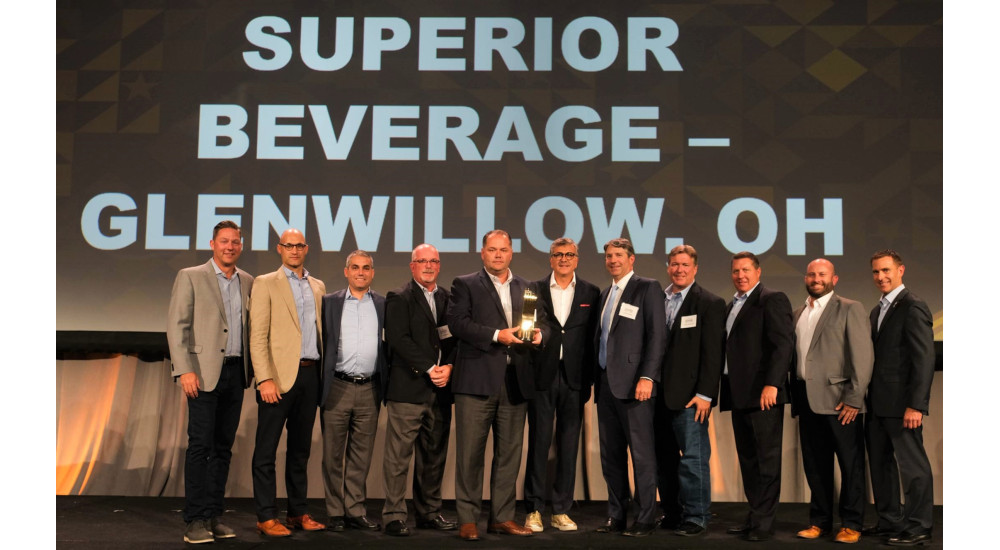 Superior Beverage Group named Distributor of the Year banner