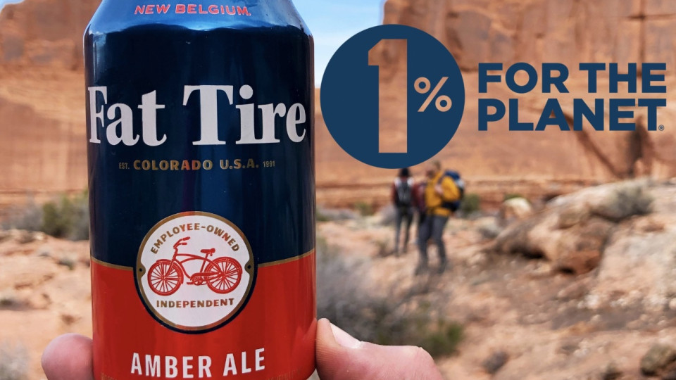Drink Fat Tire, Give Back this Earth Day (and everyday!) banner