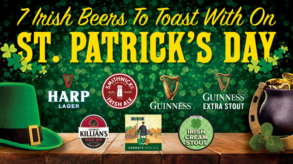7 Amazing Irish Beers To Toast With On St. Patrick's Day banner