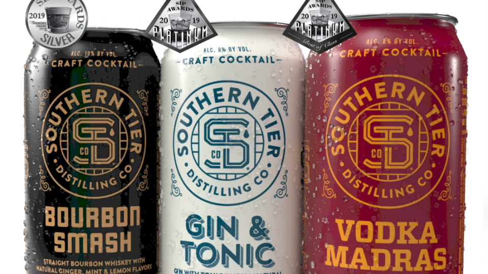 Southern Tier's canned cocktails claim honors banner